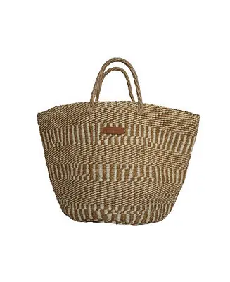 Life Handmade Sisal Tote Bag Beach Sustainable Straw Basket, Holiday Tote Bag Budget