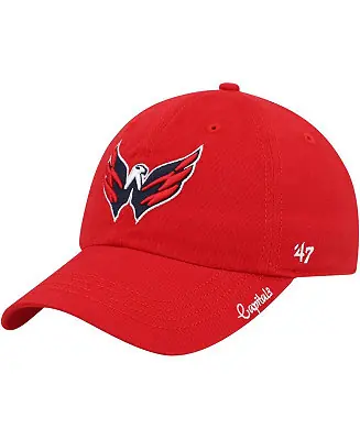 Women's Red Washington Capitals Team Miata Clean Up Adjustable Hat Luxury
