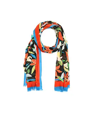 Women's Summer Lilies Oblong Scarf Low Price