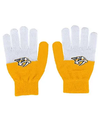 Limited Time Women's Nashville Predators Color-Block Gloves