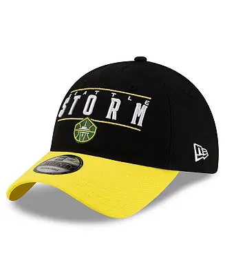 Men's and Women's Black/Yellow Seattle Storm 2025 WNBA Draft 9TWENTY Adjustable Hat Special Offer