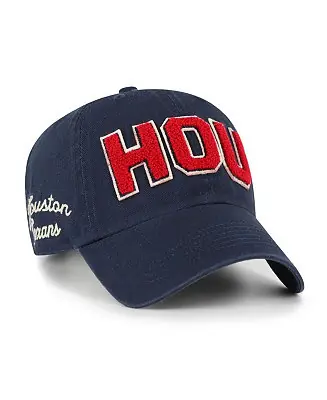 Low Price Women's Navy Houston Texans Zoey Clean Up Adjustable Hat