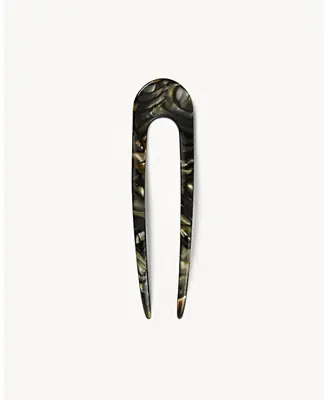 Bargain French Hair Pin in Midnight Horn