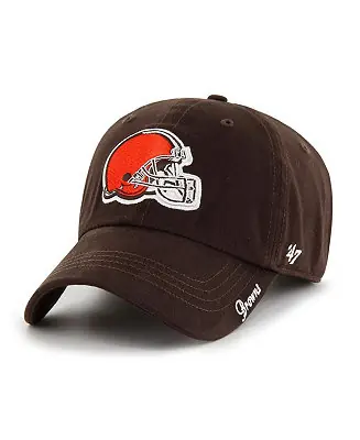 Women's Brown Cleveland Browns Miata Clean Up Primary Logo Adjustable Hat Cheap