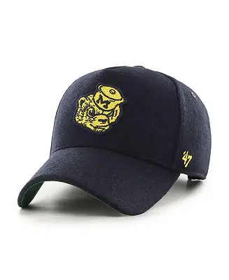 Grab Now Men's and Women's Navy Michigan Wolverines Collections Golden Age Offside DT Adjustable Hat