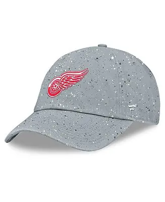 Women's Gray Detroit Red Wings Heritage Snow Day Speckle Adjustable Hat Limited Offer
