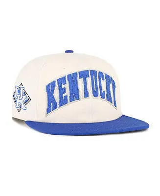 Price Cut Men's and Women's Natural Kentucky Wildcats Crossover Off Hand Captain Adjustable Hat