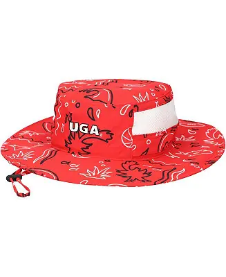 Men's and Women's Red Georgia Bulldogs Bora Bora Printed Booney Hat Order Now