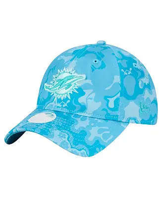 Women's Aqua Miami Dolphins Trippy 9TWENTY Adjustable Hat New Arrival