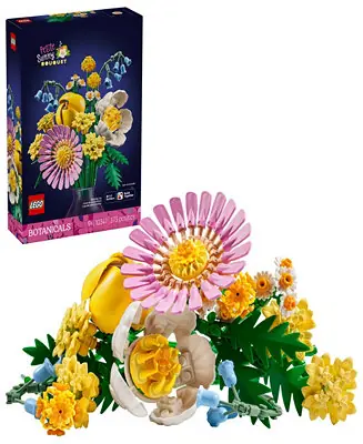 Botanicals Petite Sunny Bouquet Toy Building Set, 373 Pieces Fresh Stock