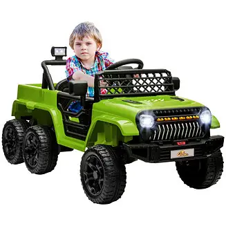 12V Kids Electric Car w/ 2WD/4WD Switch, Remote Control, Camouflage Low Price