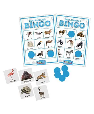 Brand New Kaplan Early Learning Zoo Animals Bingo Learning Game