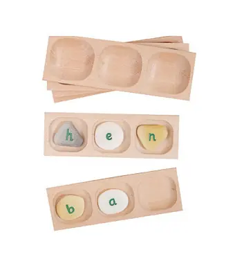 Sale Three-Pebble Word-Building Tray