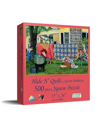 Low Price Hide N Quilt 550 piece Jigsaw Puzzle for Adults