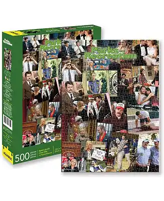 Parks and Recreation Collage 500 Piece Jigsaw Puzzle Exclusive Offer