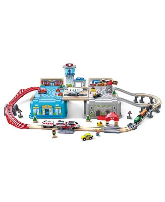 Clearance Super Cityscape Transport Bucket Train Set - 80 PCS