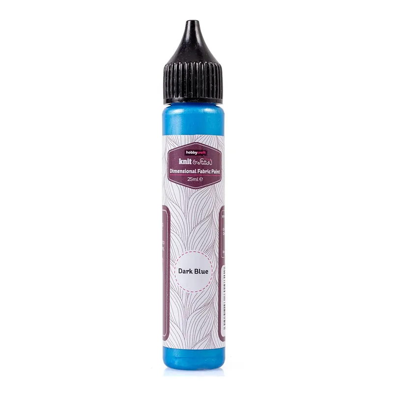 Exclusive Dark Blue Dimensional Fabric Paint 25ml