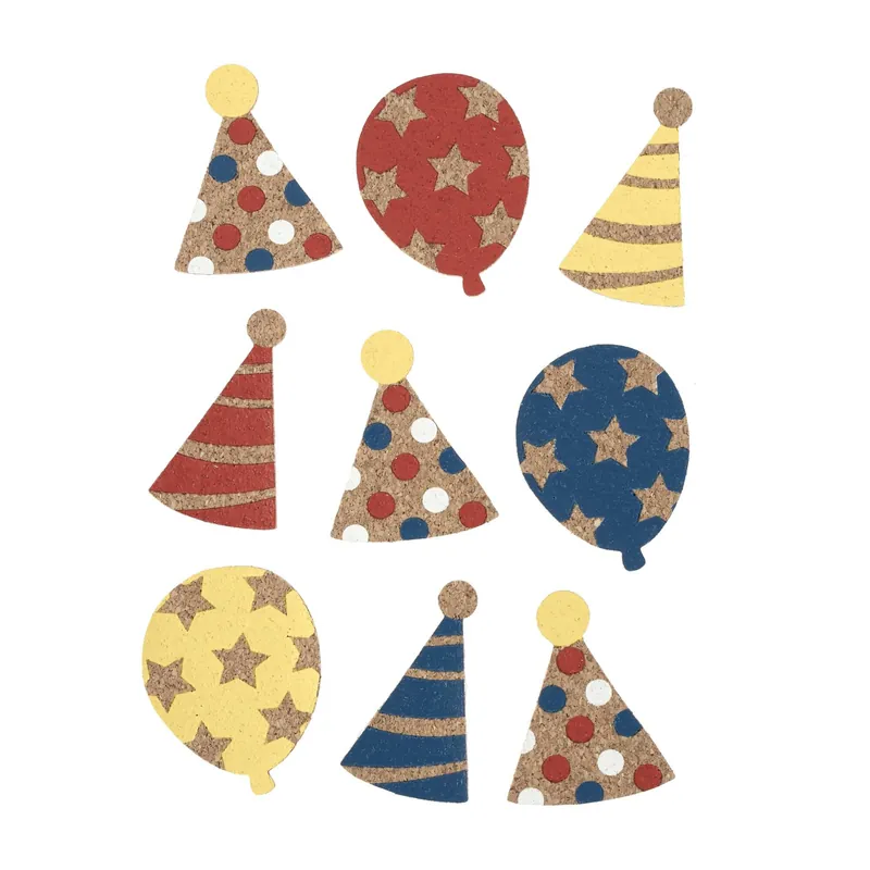 Party Cork Toppers 9 Pack Budget