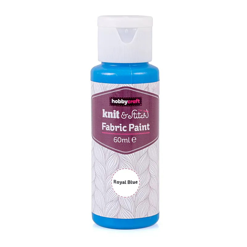 Royal Blue Fabric Paint 60ml Place Order