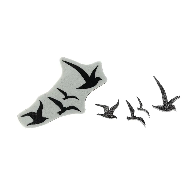 Authentic Flying Birds Tattoo Cling Stamp