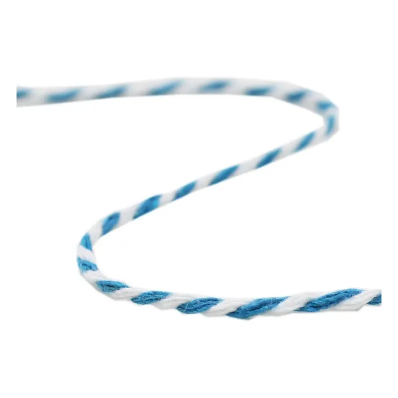 Aqua Blue and White Knot Cord 2mm x 8m Hot Picks