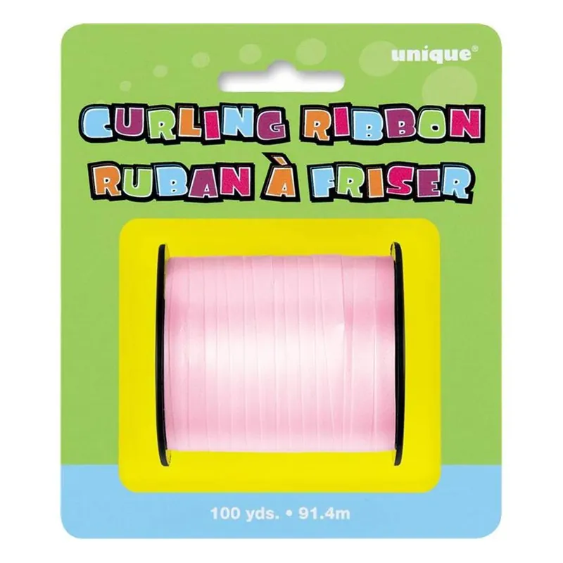 Direct From Factory Pastel Pink Curling Ribbon 47.5m