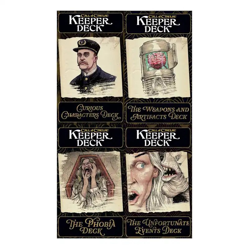 Mega Sale Call of Cthulhu Keeper Decks 2nd Edition