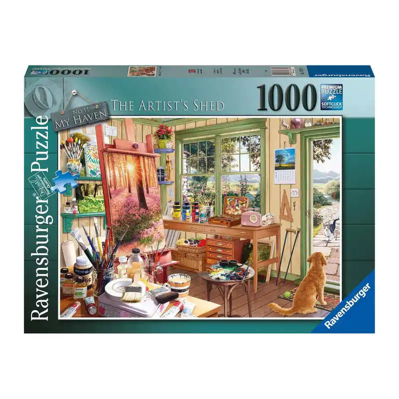 Ravensburger The Artist’s Shed Jigsaw Puzzle 1000 Pieces Buy Direct