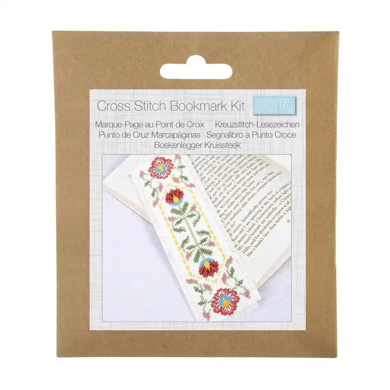 Trimits Bloom Cross Stitch Bookmark Kit New Arrival