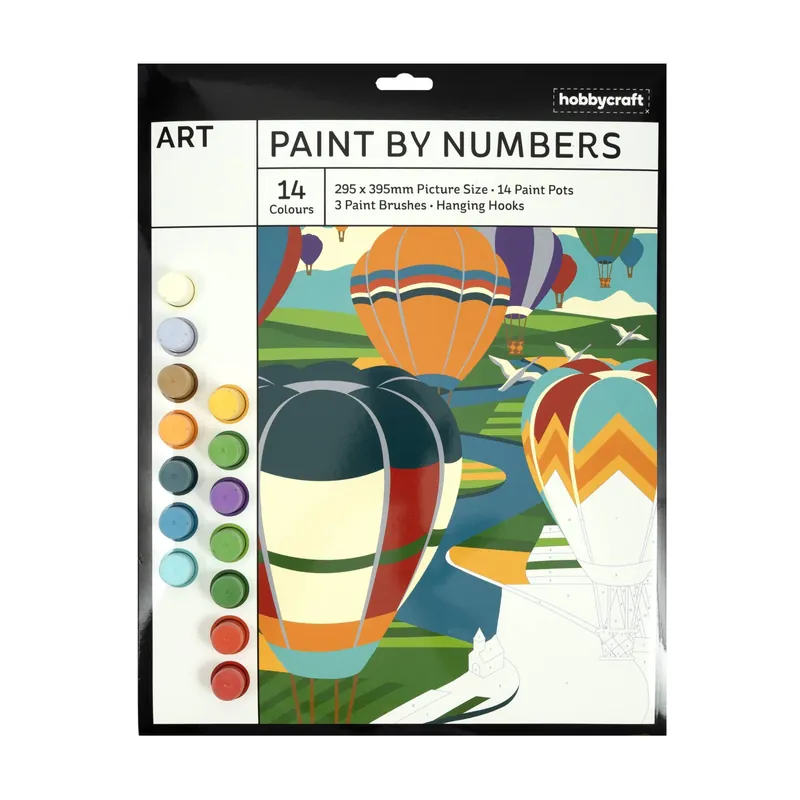 Hot Air Balloons Paint by Numbers Low Price