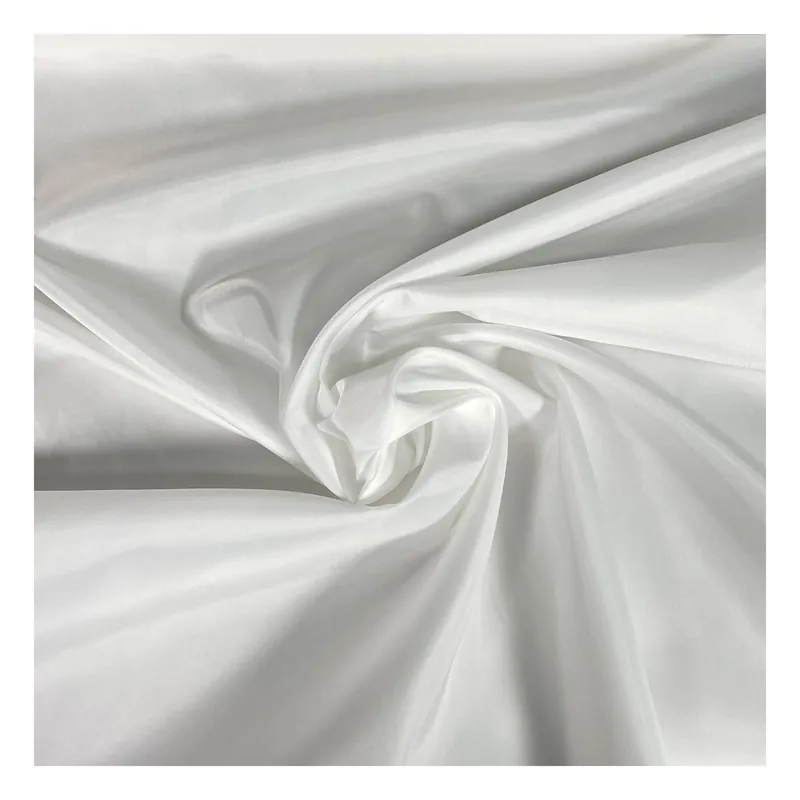 Hot Deal White Taffeta Anti-Static Lining Fabric by the Metre
