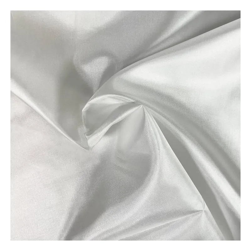Hassle-Free Returns White Silky Habutae Fabric by the Metre