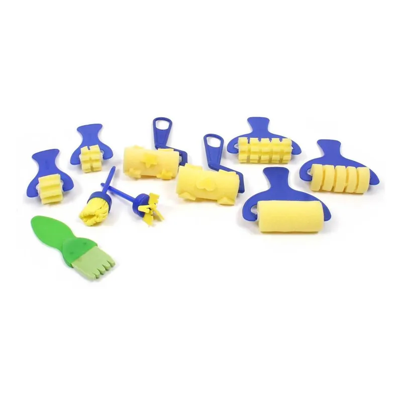 Foam Rollers and Brushes Set 10 Pack Brand New