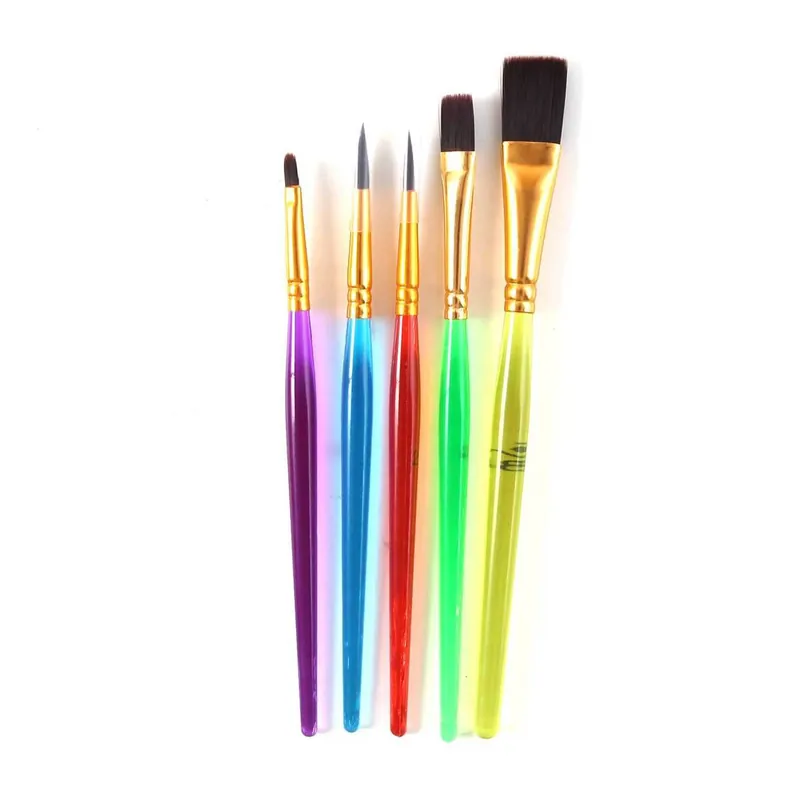 Coloured Brushes 5 Pack Hot Picks