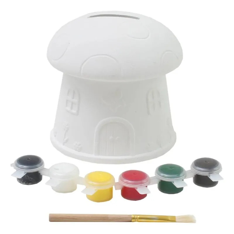 Factory Price Paint Your Own Toadstool Money Box