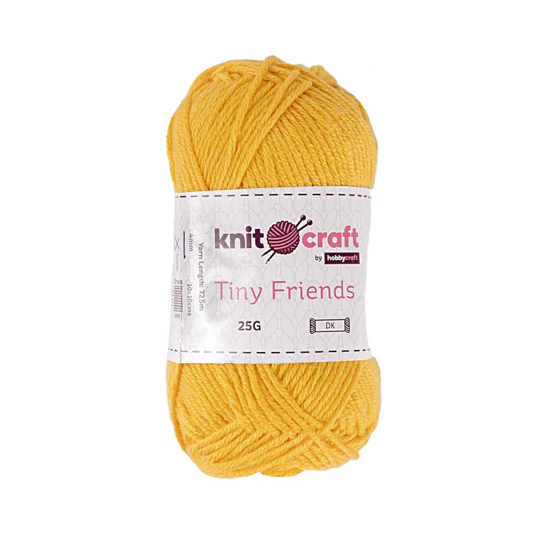 Knitcraft Yellow Tiny Friends Yarn 25g Discount