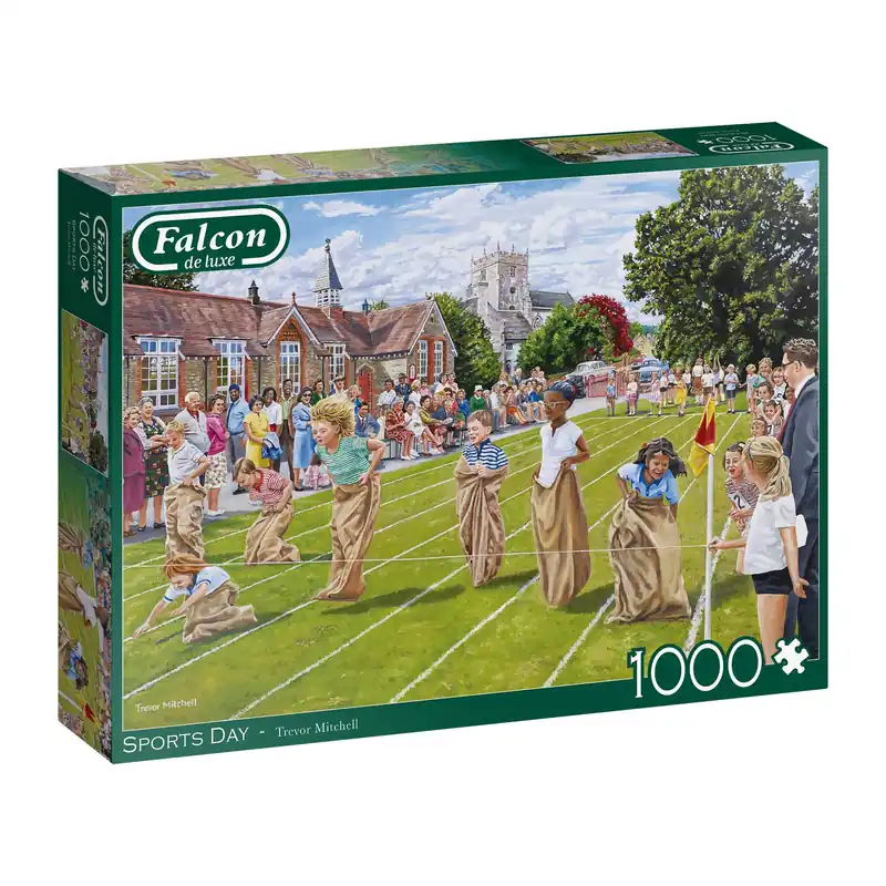 Bargain Falcon Sports Day Jigsaw Puzzle 1000 Pieces