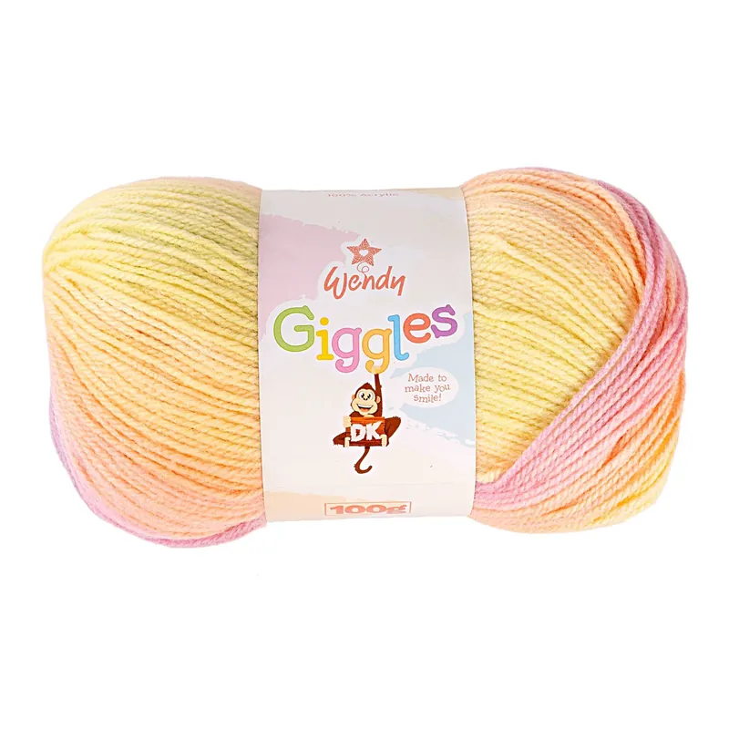 Wendy Summer Sorbet Giggles DK Yarn 100g Reduced Price