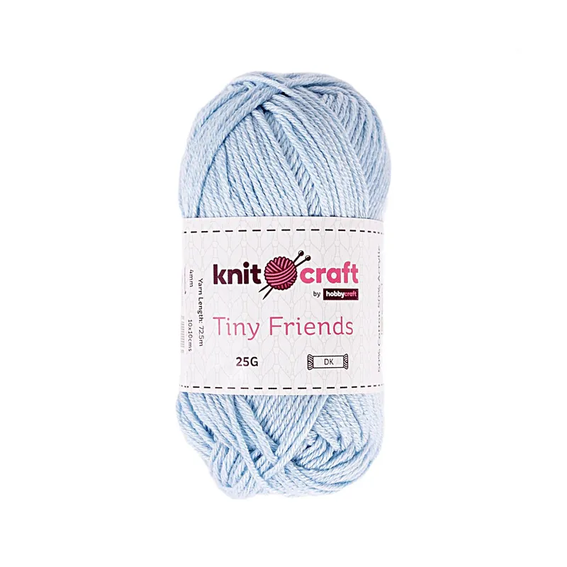 Knitcraft Light Blue Tiny Friends Yarn 25g New Release