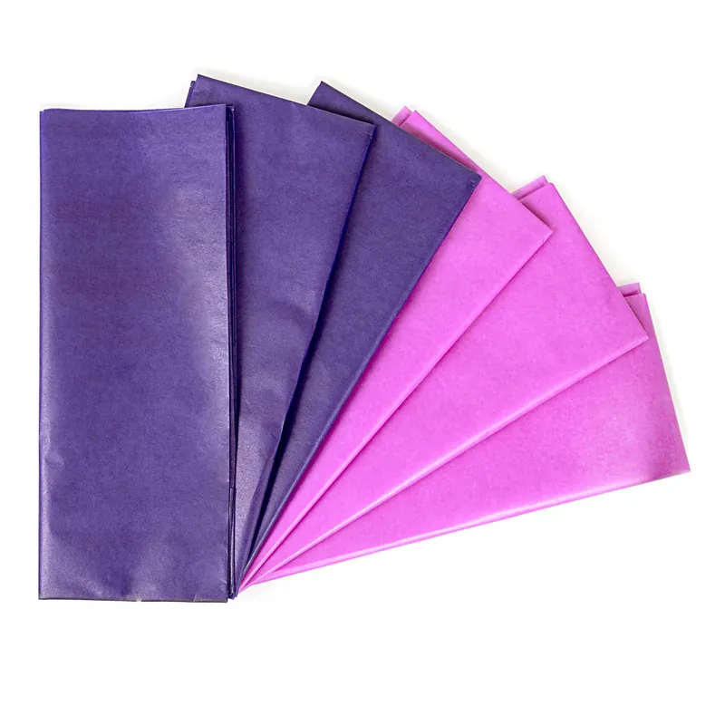 Dark Violet and Lavender Tissue Paper 50cm x 75cm 6 Pack Price Drop
