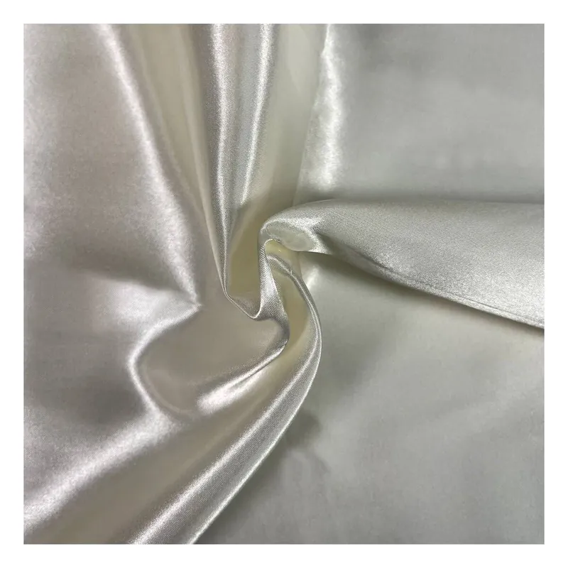 Popular Cream Silky Satin Fabric by the Metre