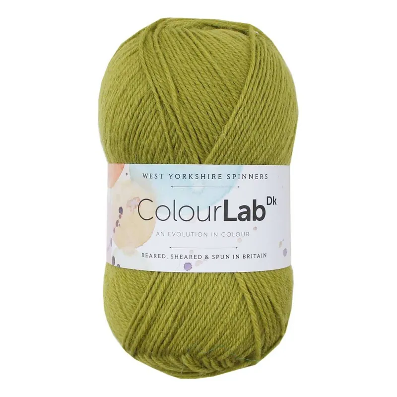 West Yorkshire Spinners Pear Green ColourLab DK Yarn 100g Same Day Shipping