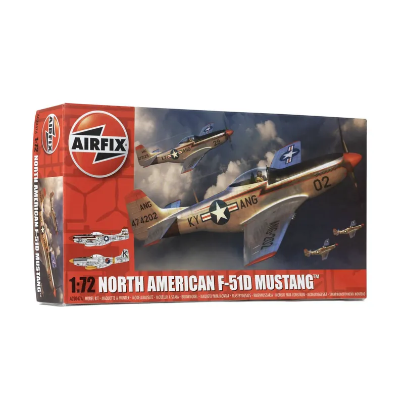 Free Returns Airfix North American F-51D Mustang Model Kit 1:72