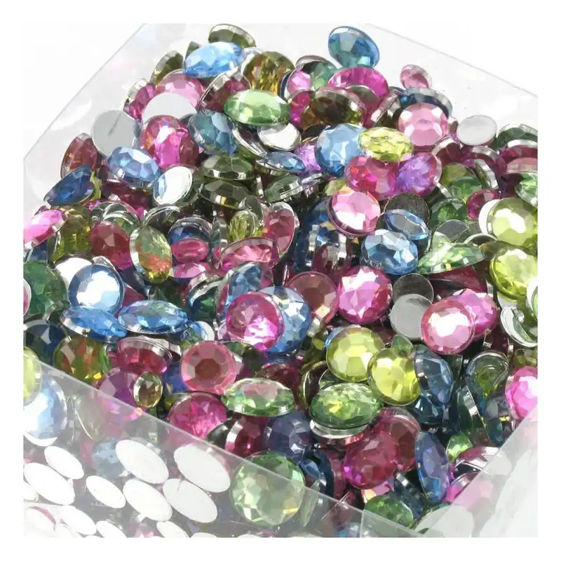 Price Drop Round Pastel Colour Acrylic Stones