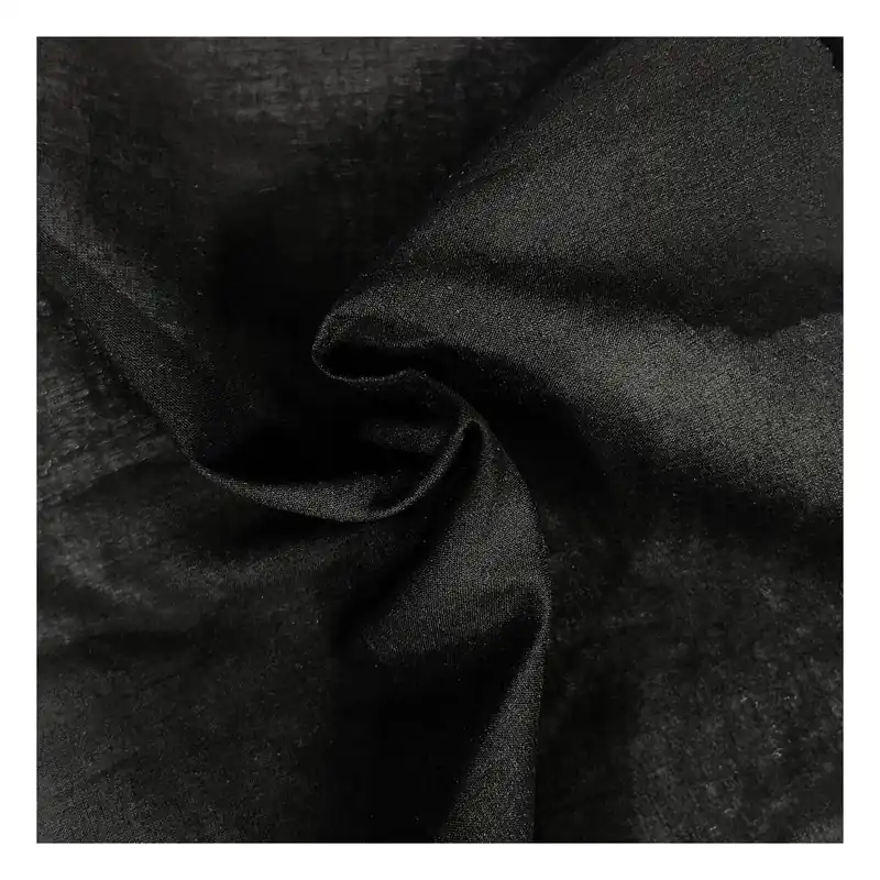 Black Lawn Cotton Fabric by the Metre Big Sale