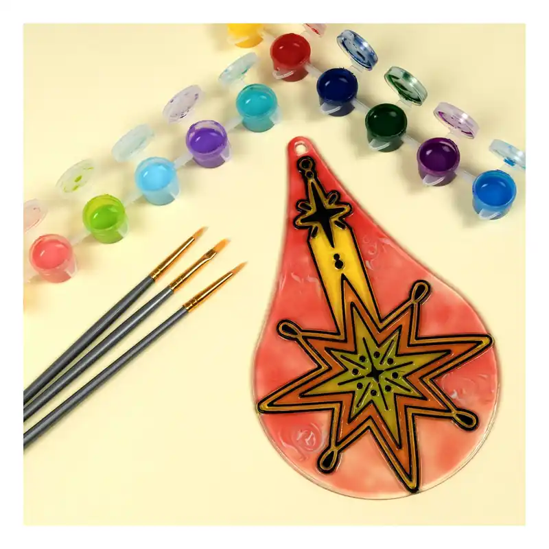 Top Pick Stars Plastic Suncatcher