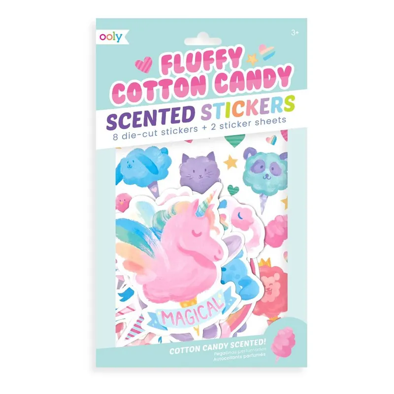 Cotton Candy Scented Stickers Certified