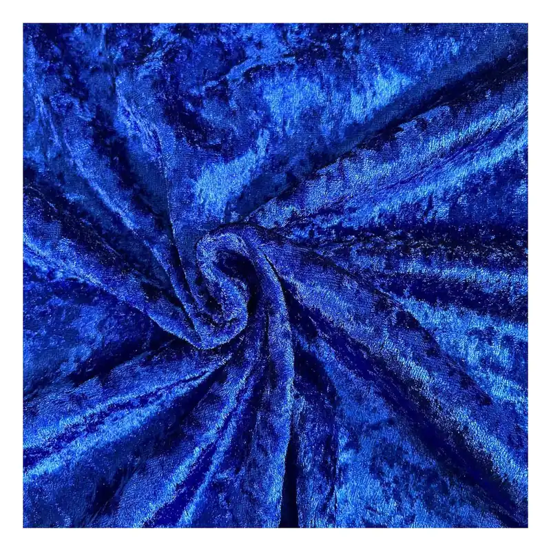 Royal Crushed Velour Fabric by the Metre Premium