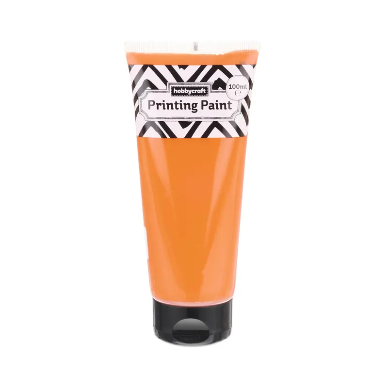 New Release Orange Printing Paint 100ml