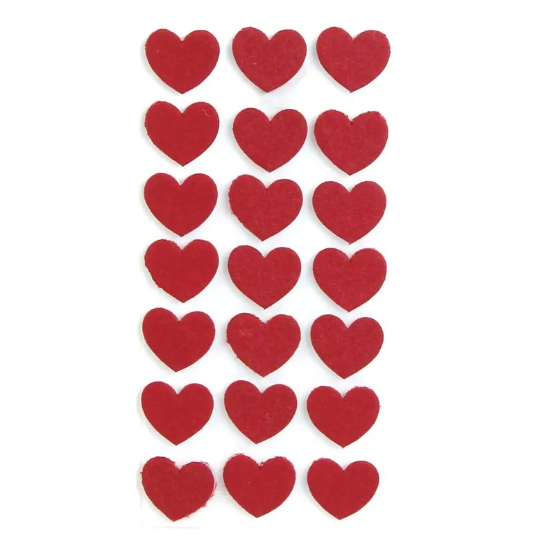 Hot Picks Ruby Heart Card Toppers 21 Pack